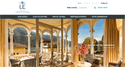 Desktop Screenshot of lehotels.com